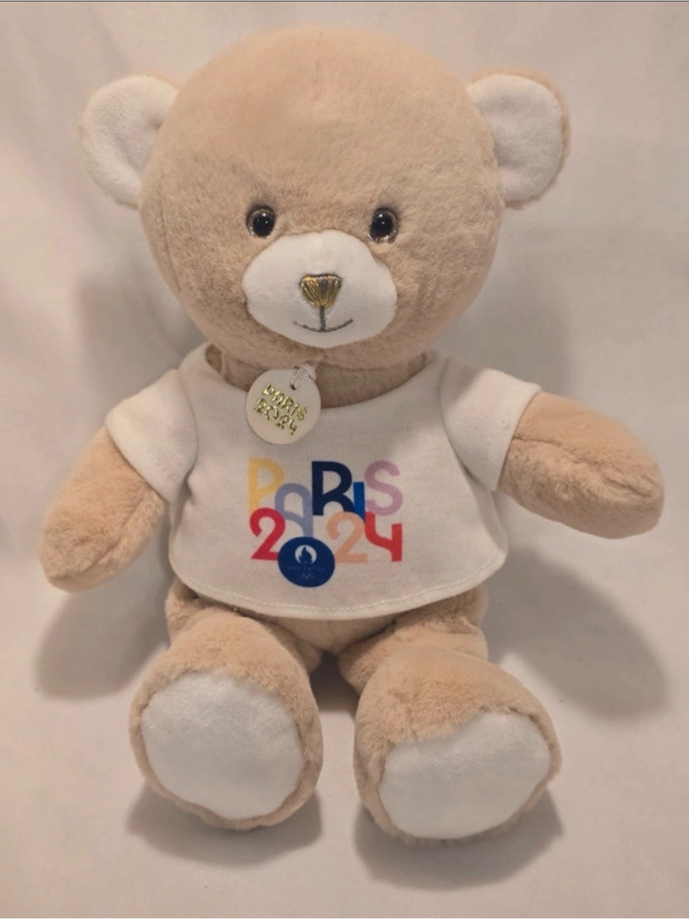 Official Paris 2024 Olvmpic Games Plush Bear - 25cm Doudou et Compagnie